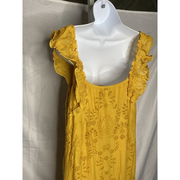 Payal Jain Fallon Eyelet Maxi Dress NWT Anthropologie Sz 12 - Picture 5 of 7